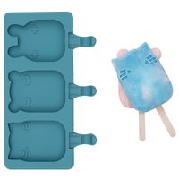 We Might Be Tiny Silicone Popsicle Mould With Lid & Sticks - Blue Dusk